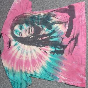 Rock Icons Bob Marley Tie-Dye S/S Cotton Tee Size XXL